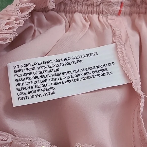 Sparkly Pink Tulle Skirt - Picture 2 of 4